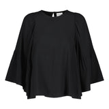 BELL SLEEVE SHIRT | LICORICE Aikuisten paita My Happy Place Women