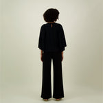 BELL SLEEVE SHIRT | LICORICE Aikuisten paita My Happy Place Women