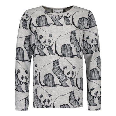 BF PANDA SHIRT LS, GREY MELANGE Black Friday