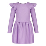 BF RIB FRILLA DRESS LS, ORCHID BLOOM Black Friday