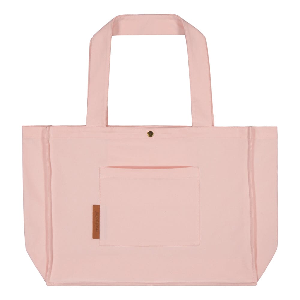 BIG TOTE BAG -LAUKKU | MILKY PEACH Laukku Dancing With Colours