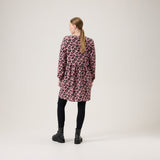 Bisous Ruffle Sweater Dress -Collegemekko | Paris Pink Aikuisten mekko Oh, Oui!