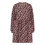 Bisous Ruffle Sweater Dress | Paris Pink Aikuisten mekko Oh, Oui!