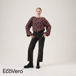 Bisous Volume Sleeve Blouse -Paita | Licorice Aikuisten paita Metsola