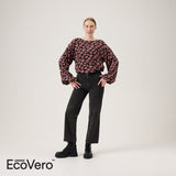 Bisous Volume Sleeve Blouse -Paita | Licorice Aikuisten paita Metsola
