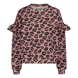 Bisous Womens Frill Sweater | Paris Pink Aikuisten paita Oh, Oui!