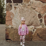 Bunny Beanie With Fur Pom | Frosty Pink Pipo Winter Wonders
