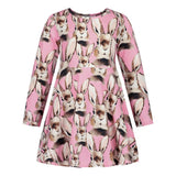 Bunny Candy -Mekko, pitkähihainen Mekko Little Spring Bunnies