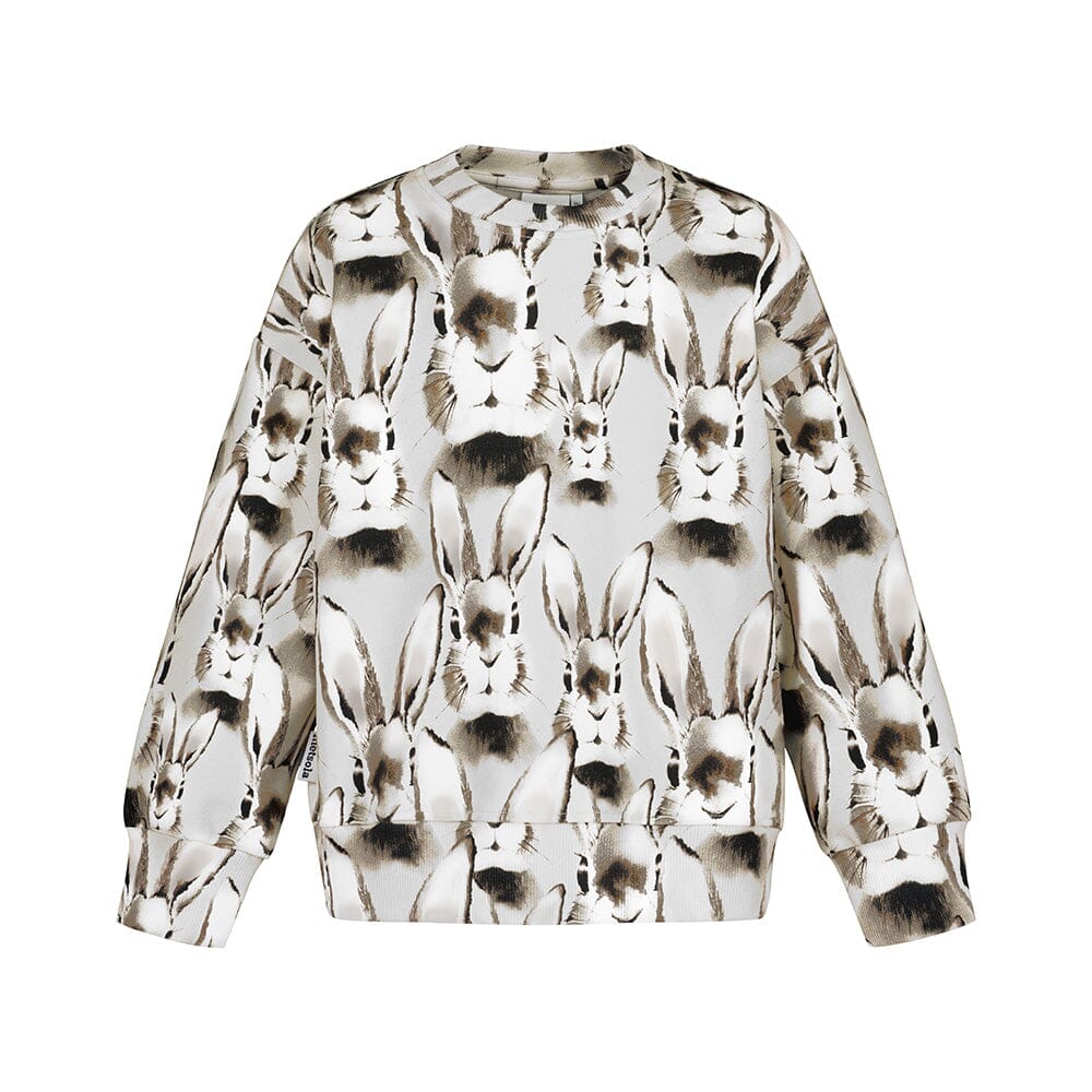 Bunny Grey Oversize Sweater -Collegepaita Pitkähihainen paita Metsola