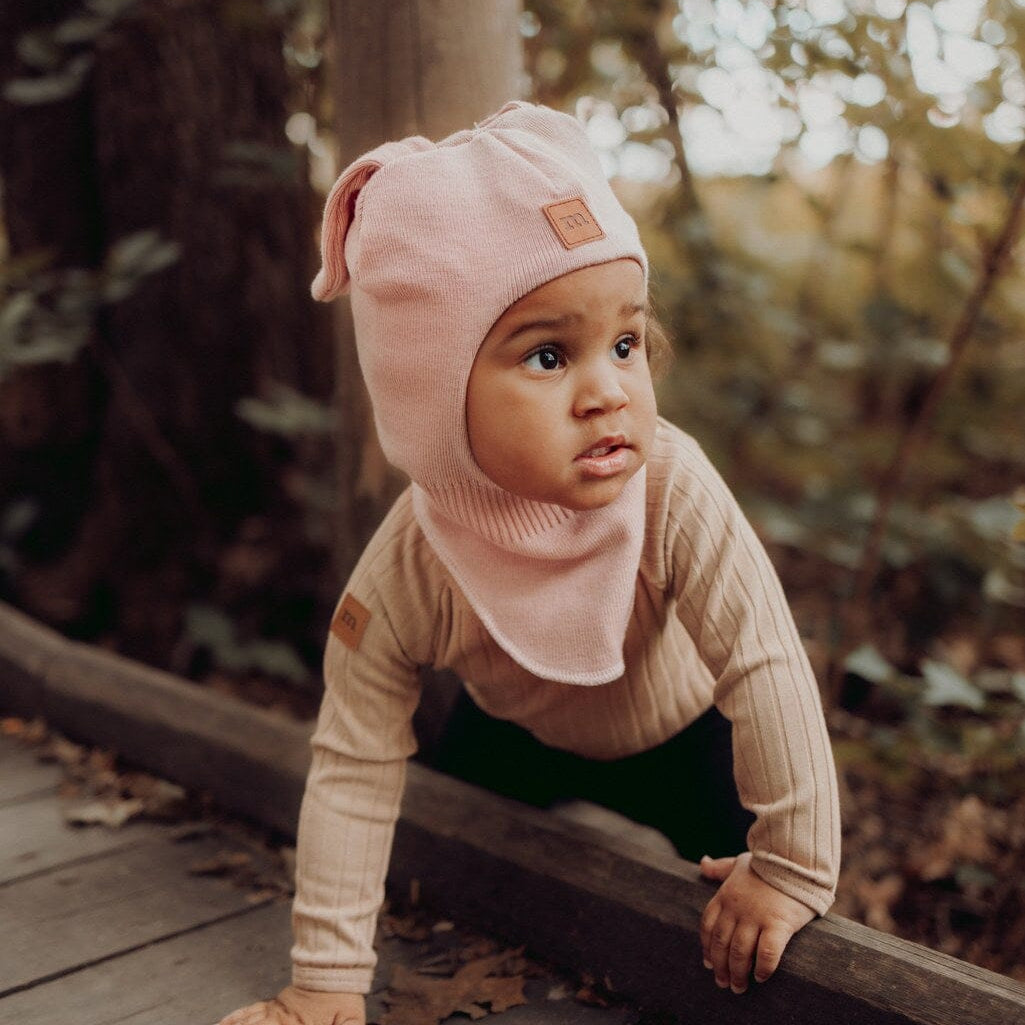 Bunny Helmet -Merinovilla Kypärämyssy | Hearty Pink Pipo A World Full of Smiles