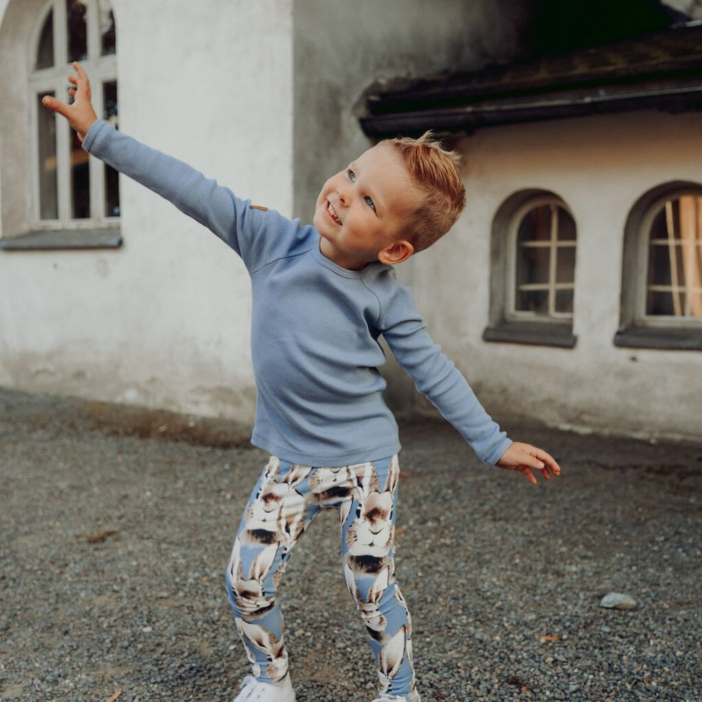 Bunny Leggings | Frosty Blue Housut Winter Wonders