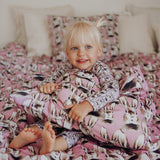 Bunny -Pussilakanasetti Baby | Dreamy Pink Pussilakana Metsola