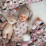 Bunny -Pussilakanasetti Junior | Dreamy Pink Pussilakana Metsola