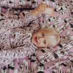 Bunny -Pussilakanasetti Junior | Dreamy Pink Pussilakana Metsola