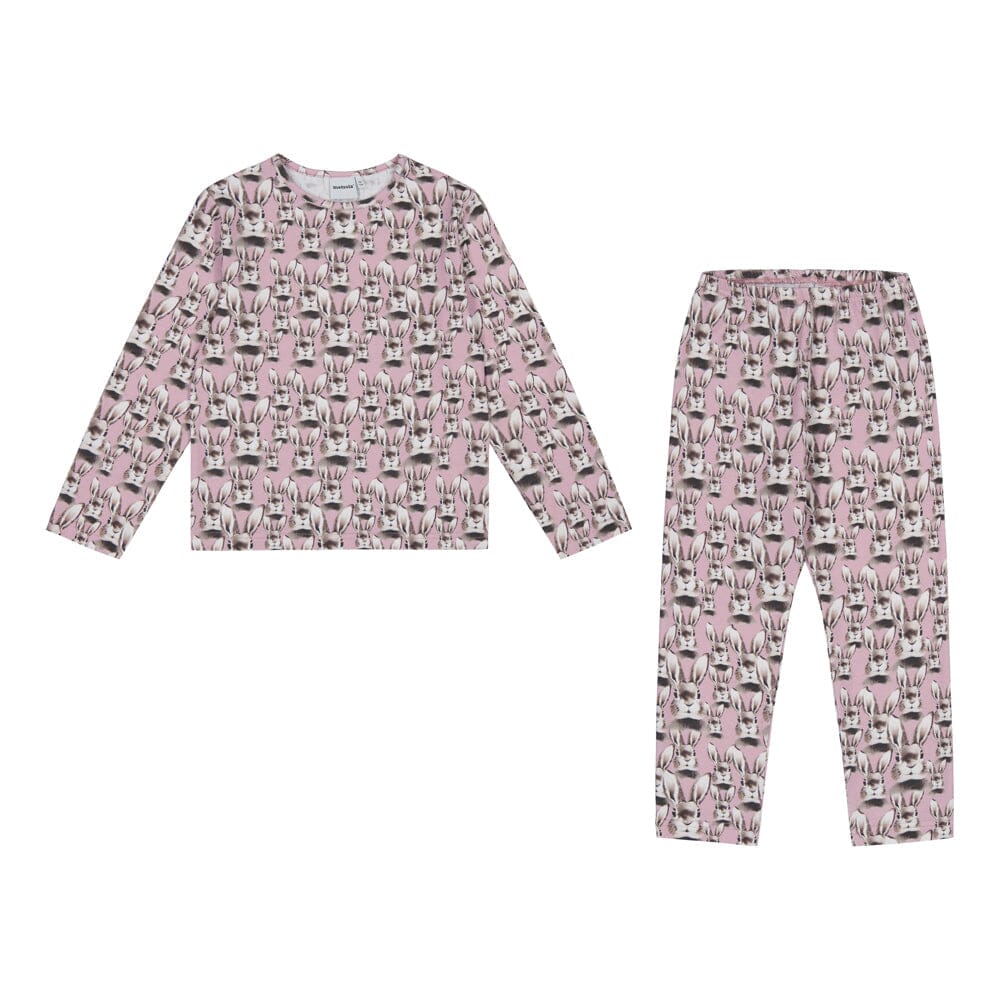 Bunny Pyjama Set | Dreamy Pink Yövaate Metsola