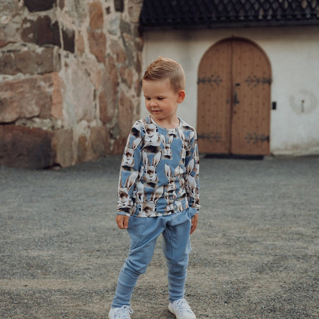 Bunny Shirt Ls | Frosty Blue Pitkähihainen paita Winter Wonders