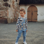 Bunny Shirt Ls | Frosty Blue Pitkähihainen paita Winter Wonders