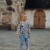 Bunny Shirt Ls | Frosty Blue Pitkähihainen paita Winter Wonders