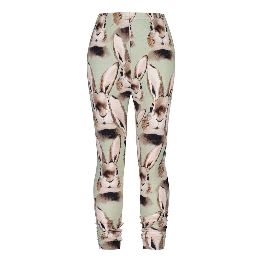 Bunny Soft Green -Leggingsit Housut Little Spring Bunnies