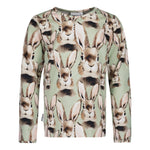 Bunny Soft Green -Paita Pitkähihainen paita Little Spring Bunnies