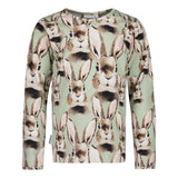 Bunny Soft Green -Paita Pitkähihainen paita Little Spring Bunnies