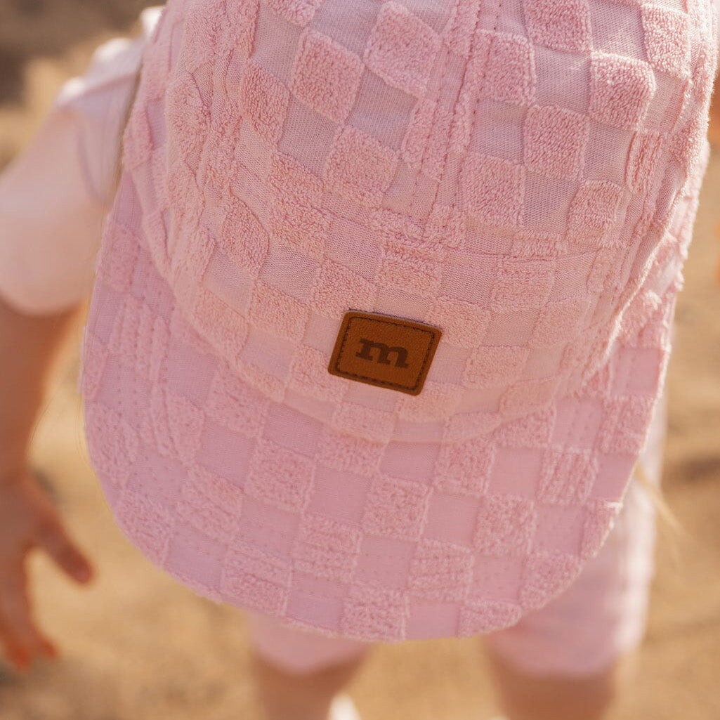 Check Terry Block Cap -Lippalakki | Pinkie Lippalakki Weekend Vibes