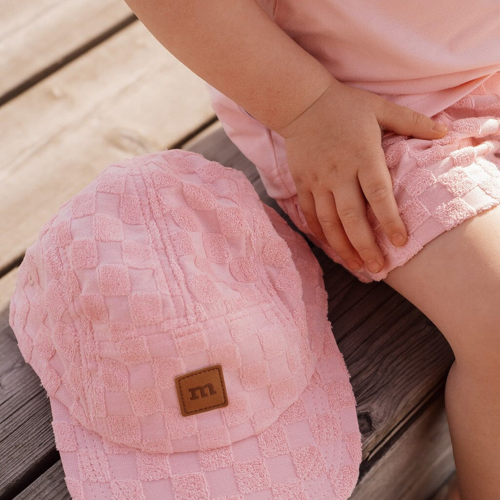 Check Terry Block Cap -Lippalakki | Pinkie Lippalakki Weekend Vibes