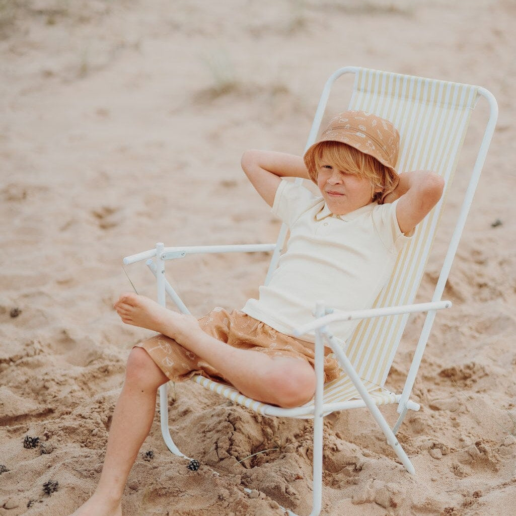 COLLARED RIB SHIRT | VANILLA Paita Beach Party