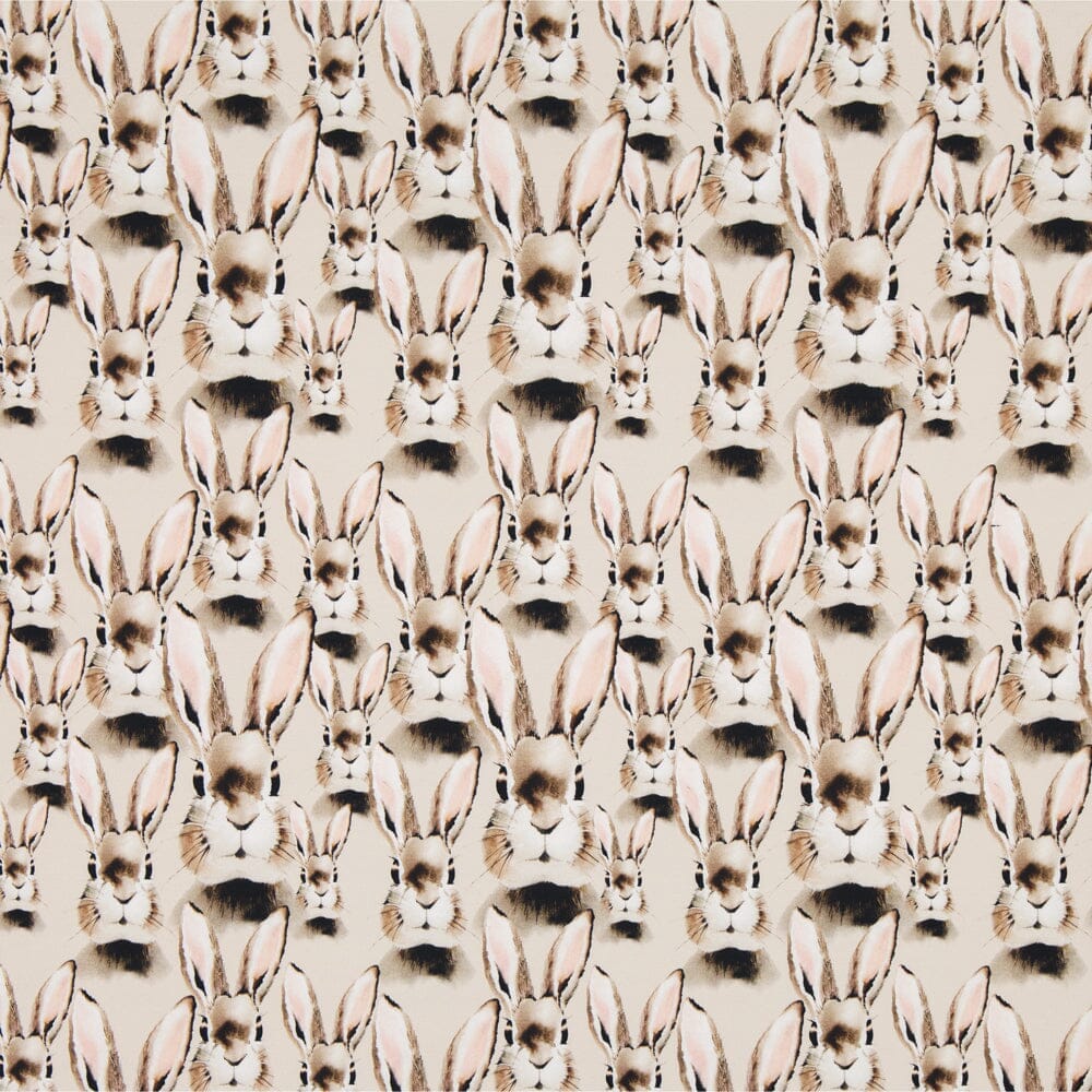 College Bunny Grey (Harjattu) 1M | Grey with Pink Ears Kangas Kangaskarkelot