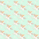 College (harjattu) Pastel Pony 1M | Light Mintie Kangas Kangaskarkelot