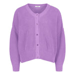 Cotton Knit Cardigan -Neuletakki | Lavender Aikuisten neuletakki More Love