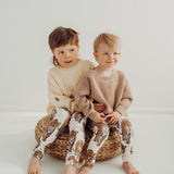 Cotton Knit Jumper -Lasten Neulepaita | Nougat Pitkähihainen paita Circus of My Life