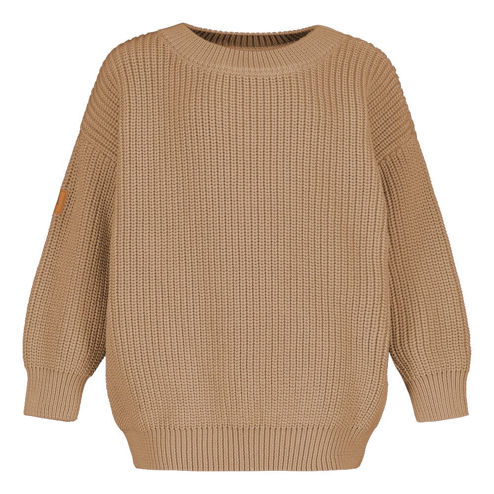Cotton Knit Jumper -Lasten Neulepaita | Nougat Pitkähihainen paita Circus of My Life