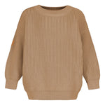 Cotton Knit Jumper -Lasten Neulepaita | Nougat Pitkähihainen paita Circus of My Life