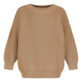 Cotton Knit Jumper -Lasten Neulepaita | Nougat Pitkähihainen paita Circus of My Life