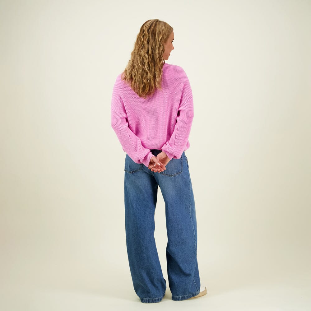 Cotton Knit Jumper -Neulepaita | Candy Aikuisten neulepaita More Love