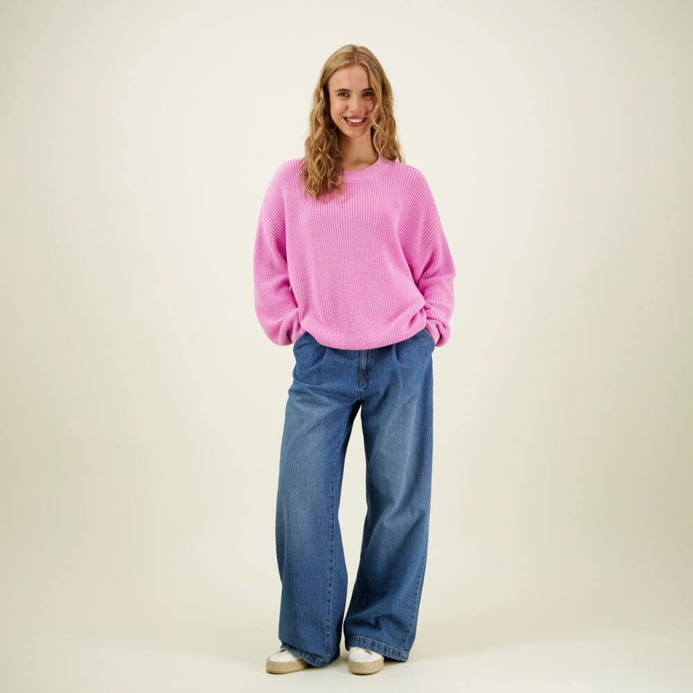 Cotton Knit Jumper -Neulepaita | Candy Aikuisten neulepaita More Love