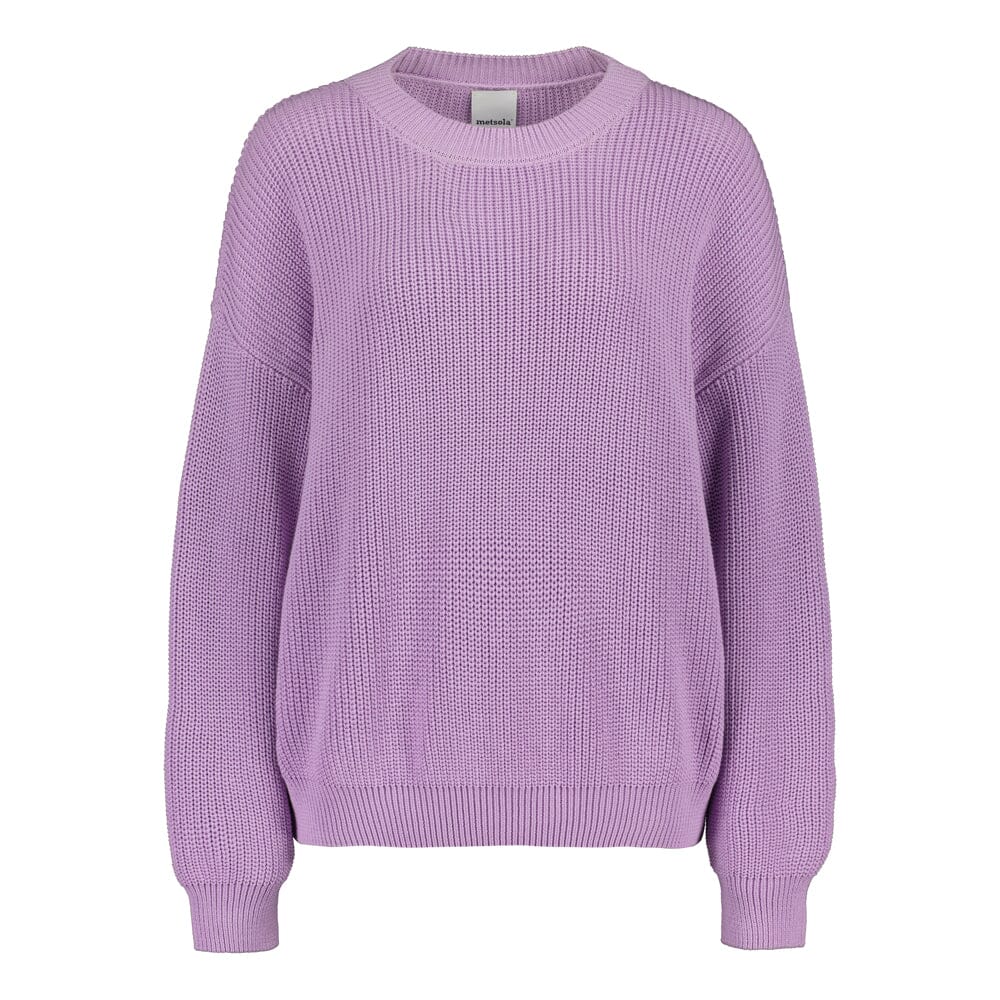 COTTON KNIT JUMPER -PUUVILLANEULE | LILY Aikuisten paita My Happy Place Women