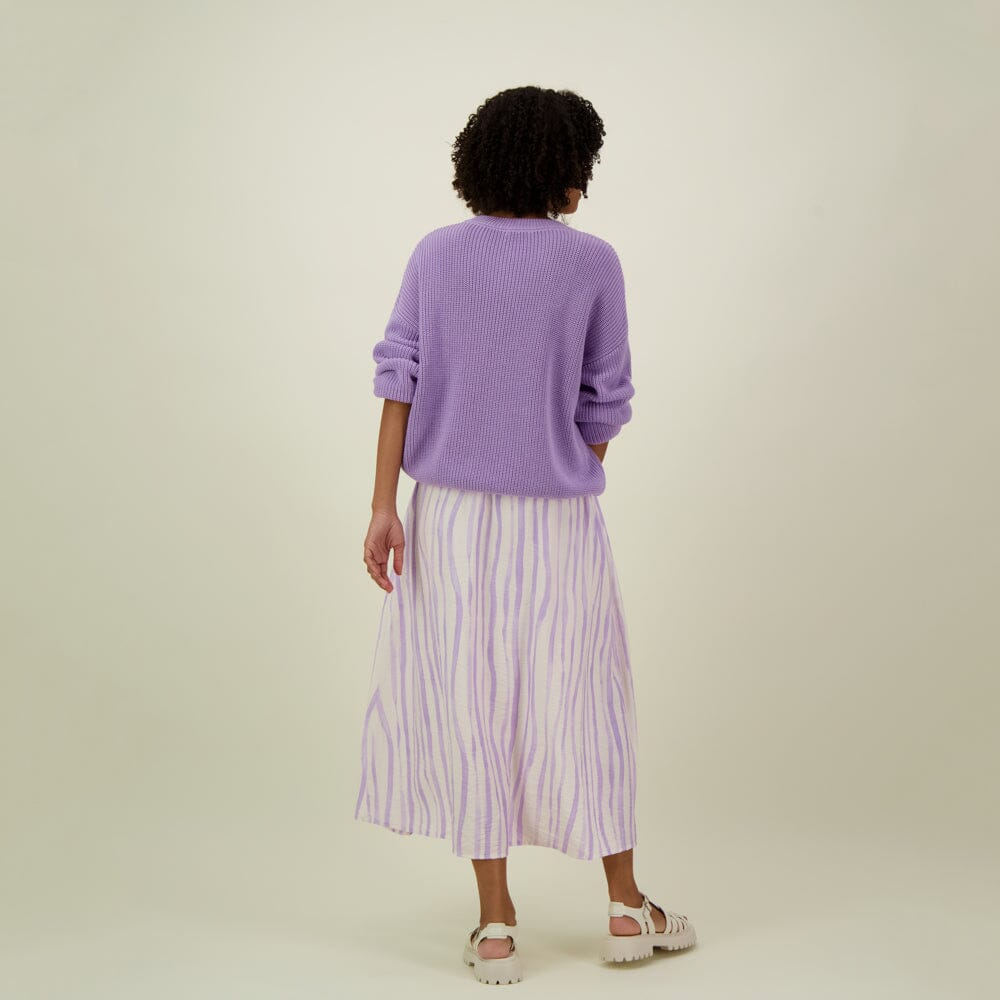 COTTON KNIT JUMPER -PUUVILLANEULE | LILY Aikuisten paita My Happy Place Women