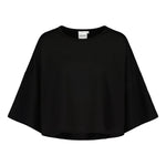 Cropped Oversize Top | Black Aikuisten paita Oh, Oui!