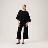 Cropped Oversize Top -Paita | Black Aikuisten paita Oh, Oui!