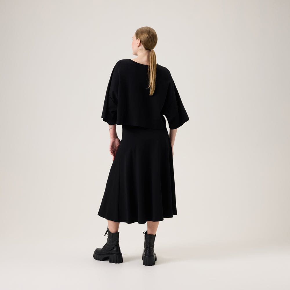 Cropped Oversize Top -Paita | Black Aikuisten paita Oh, Oui!