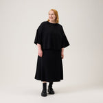 Cropped Oversize Top -Paita | Black Aikuisten paita Oh, Oui!