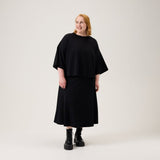 Cropped Oversize Top -Paita | Black Aikuisten paita Oh, Oui!