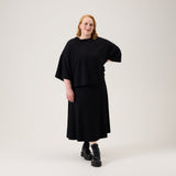 Cropped Oversize Top -Paita | Black Aikuisten paita Oh, Oui!