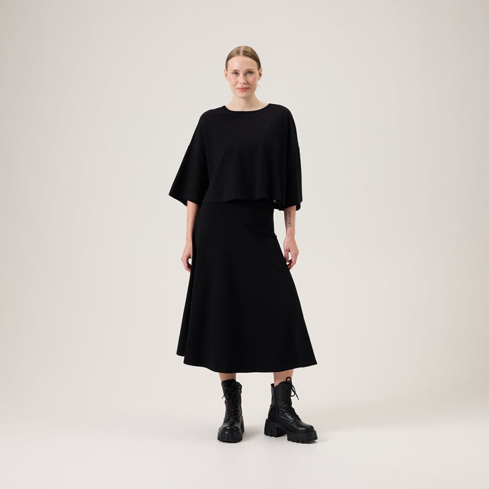 Cropped Oversize Top -Paita | Black Aikuisten paita Oh, Oui!