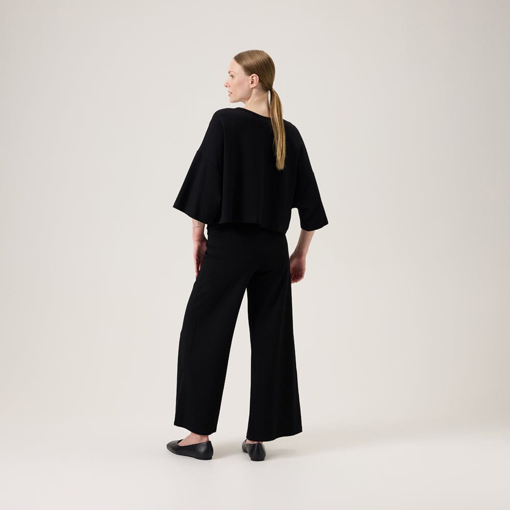 Cropped Oversize Top -Paita | Black Aikuisten paita Oh, Oui!