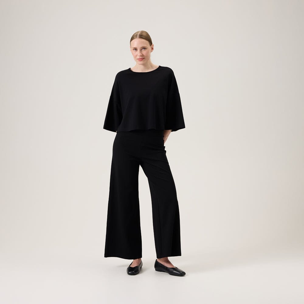 Cropped Oversize Top -Paita | Black Aikuisten paita Oh, Oui!