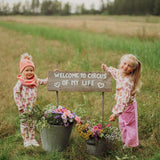 Crystal Beanie -Puuvillapipo | Peachy Pink Pipo Circus of My Life