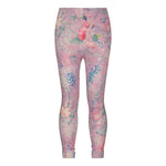 Crystal Bloom Leggings | Pink Housut Winter Wonders